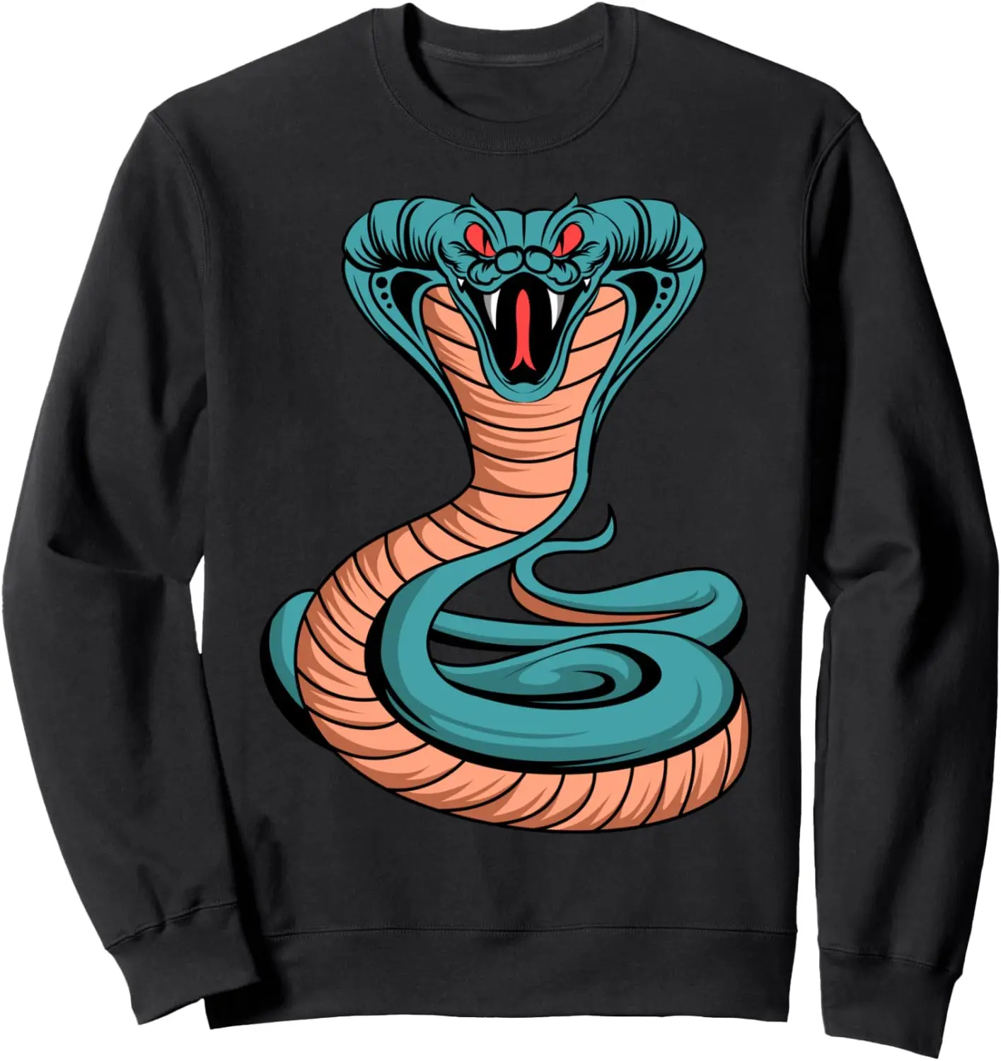 Cobra King Venomous Snake Poisonous Reptile Lover Sweatshirt