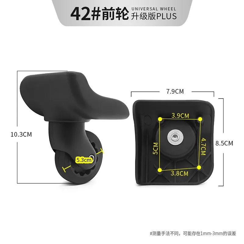 Luggage Replacement Wheels Fit for Diplomat Suitcase Rolling Casters Repair Accessories Travel Bag Repair Foot Wheels