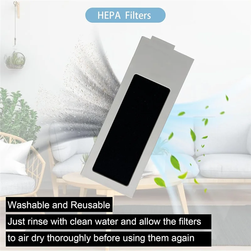 A74E-Per ECOVACST20 Omni/Max/Pro/T20 Max Kit di accessori per aspirapolvere Spazzola laterale principale Filtro HEPA Mop Sacchetto per la polvere in tessuto