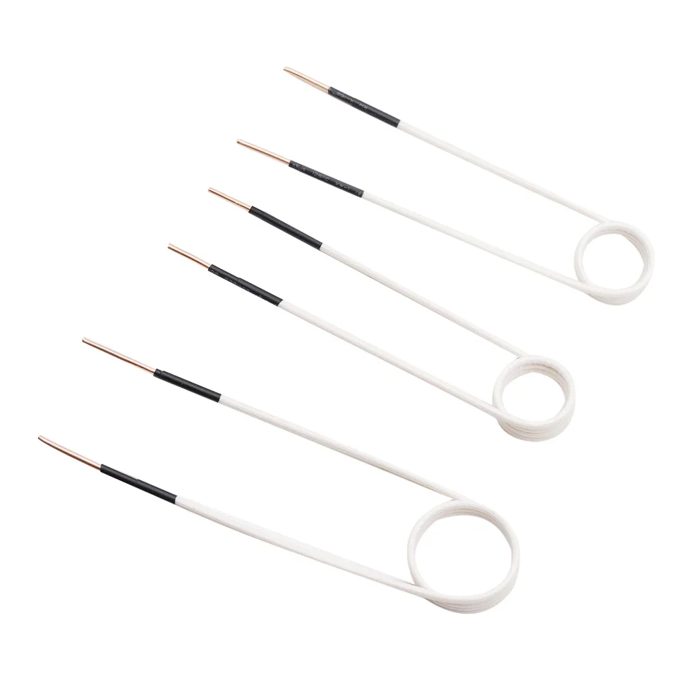 3/8/10 bobinas aquecedor magnético diy bobinas de indução 30mm/40/50/750 kits de bobina de indução acessórios de calor sem chama