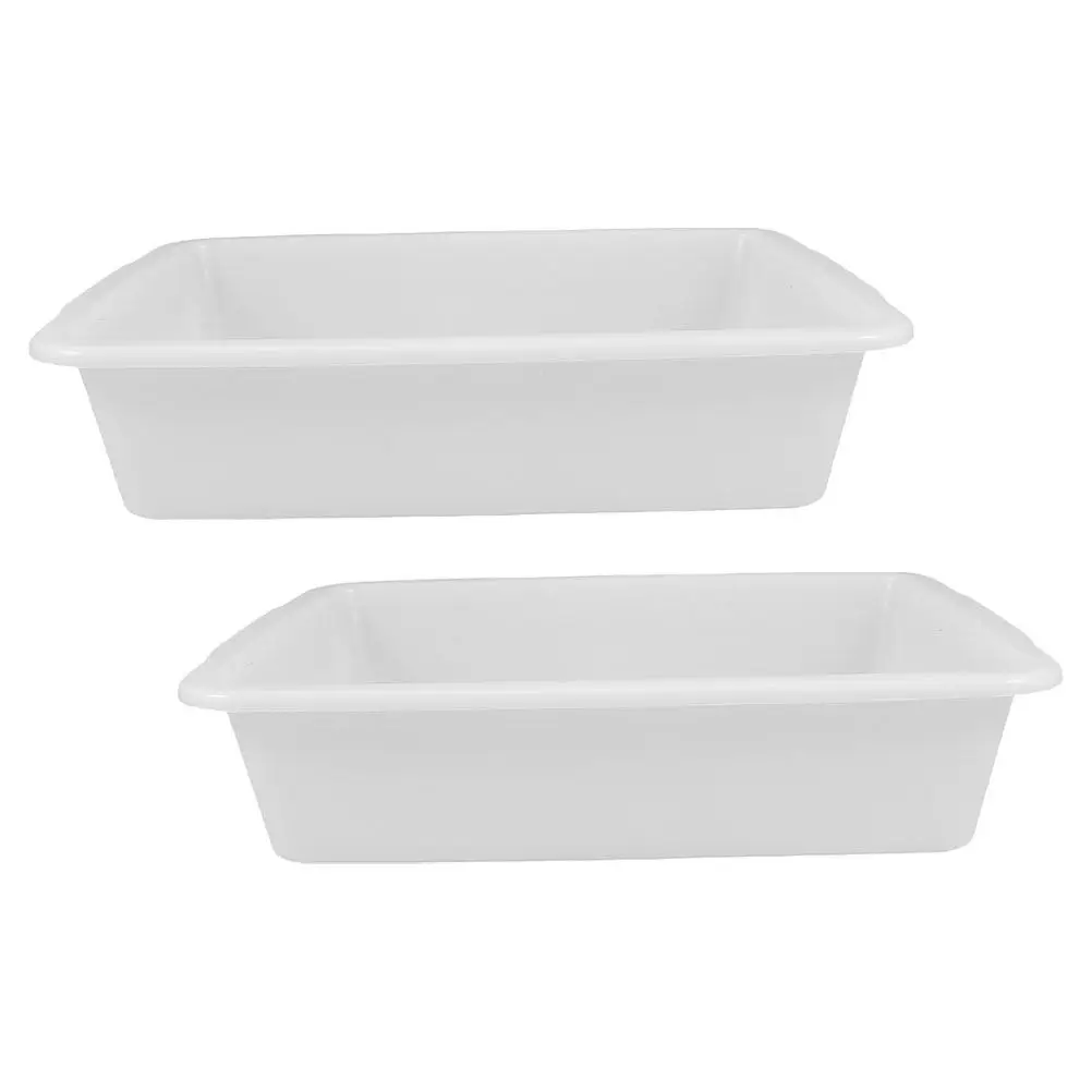 

Набор из 2 пластиковых прямоугольных лабораторных лотков для хранения химических реагентов, органайзер для научно-образовательных лабораторных инструментов