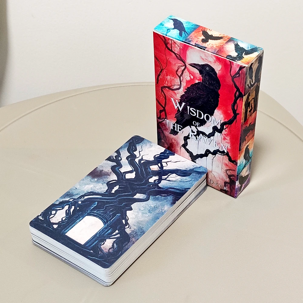 

Колода Мудрости Ворона Oracle — 52-карточная колода Oracle с оригинальной сюрреалистической и фантазией Raven Art 10,3 х 6 см