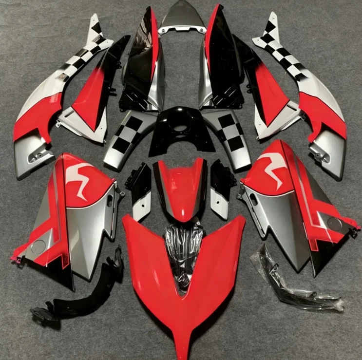 NEW ABS Fairings Kits Fit For YAMAHA TMAX 530 2015 2016 15 16 Bodywork Set Custom Red Grey