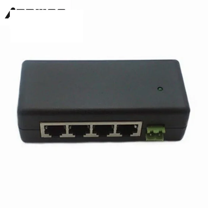 

PoE switch adapter, PoE box, 4 LAN Ports Passive Power Over Ethernet Module Injector, IP Camera Power supply, DC 9 - 48V