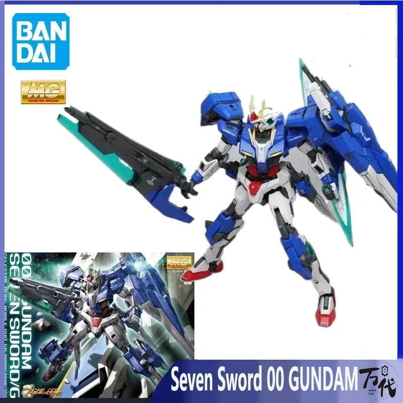 

ORIGINAL BANDAI GUNDAM MODEL KIT ANIME FIGURE SEVEN SWORD 00 GUNDAM MG HIGHLY PLAYABLE ASSEMBLY GIFT COLLECTIBLE MODEL TOYS