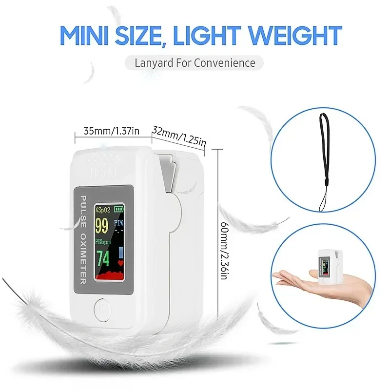 Set Oximeter Finger Clip Pulse Oximeter TFT Heart Rate Monitoring Health Monitoring Health Products Home Use Long Endurance New