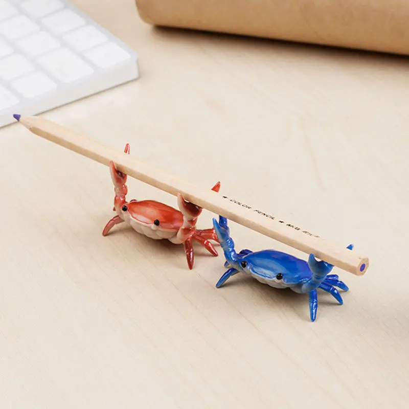 Cartoon Funny Crab Pen Holder Desktop Storage Organizer Creative Stationery Desk Decor Office School Supplies Kids Holiday Gift view 5