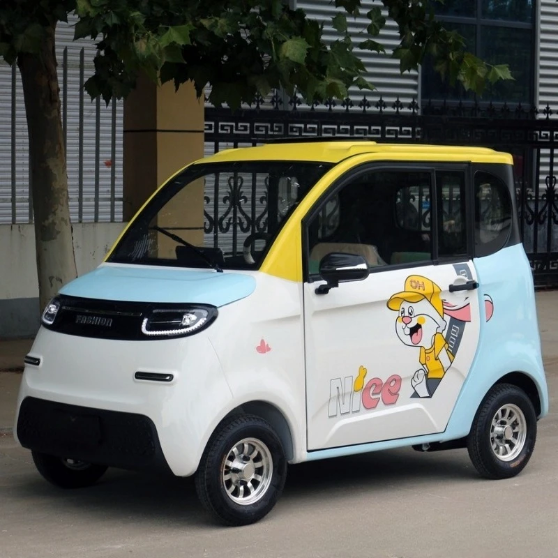 

Four-wheeled electric vehicle, the old man picks up and drops off children, free of driver's license, battery life, electric