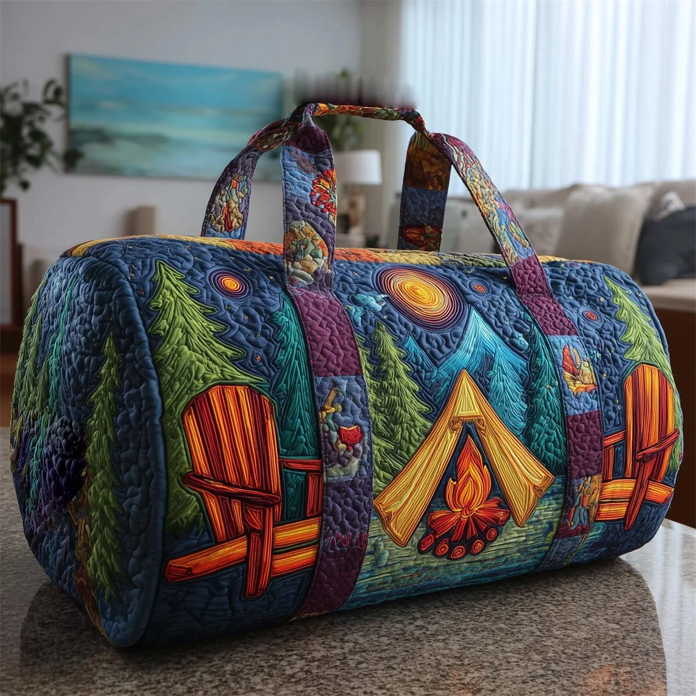 

Сумка-шоппер женская для отдыха и шопинга с 2D-дизайном, без вышивки, стеганая, для путешествий