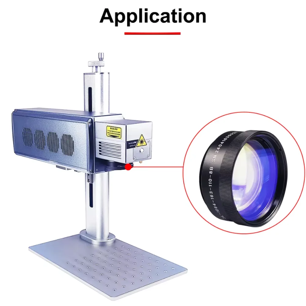 Детали сканирующей линзы HUNST F-theta, резьба M55, 1064 нм, гальванометр, полевая линза, подходит для волоконной лазерной маркировочной машины YAG 1064 нм