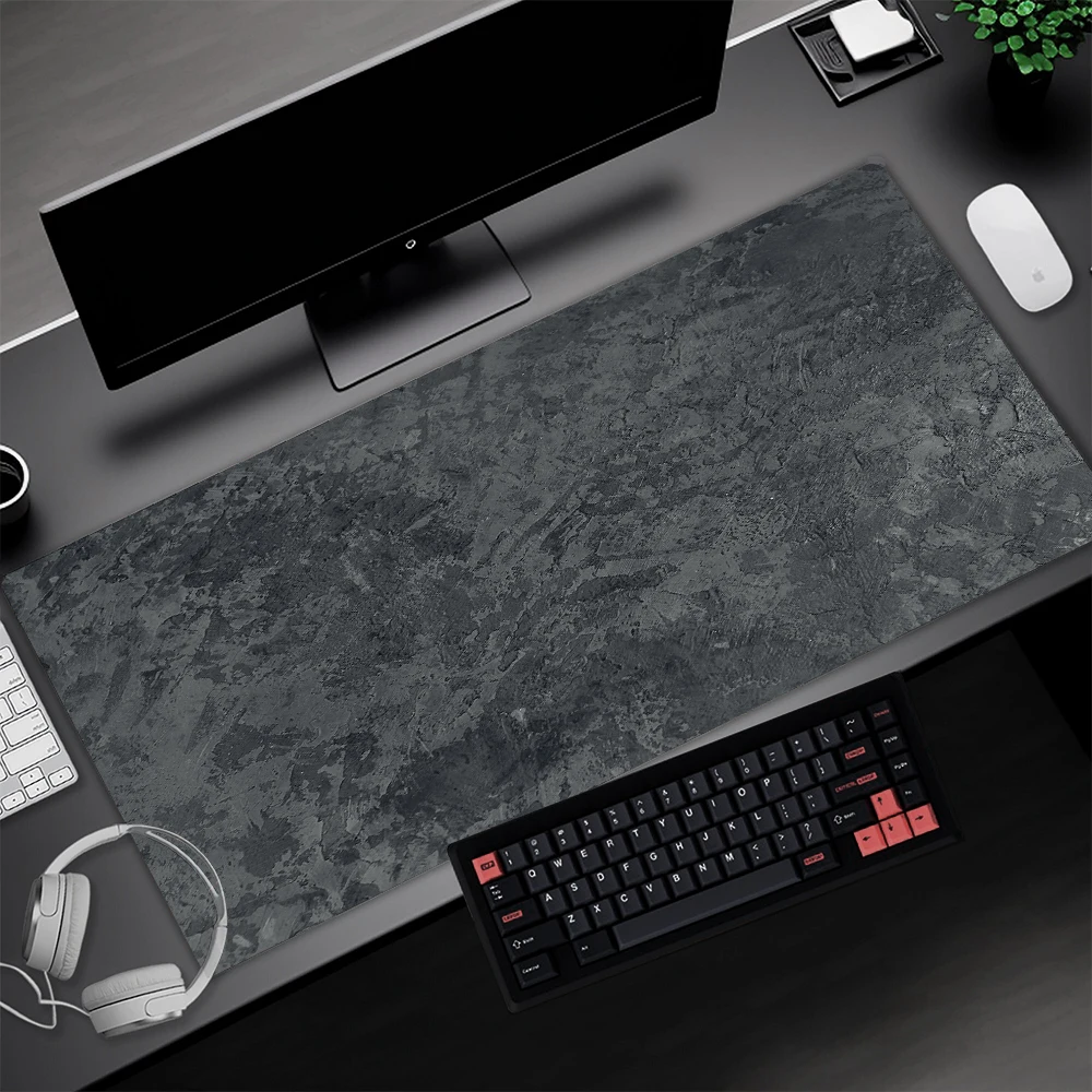 Large Mouse Pad Grey 150x60 Carpet Desk Setup Office Table Mat Pc Accessory Mechanical Keyboard Gaming Custom Mouse Pad Printing