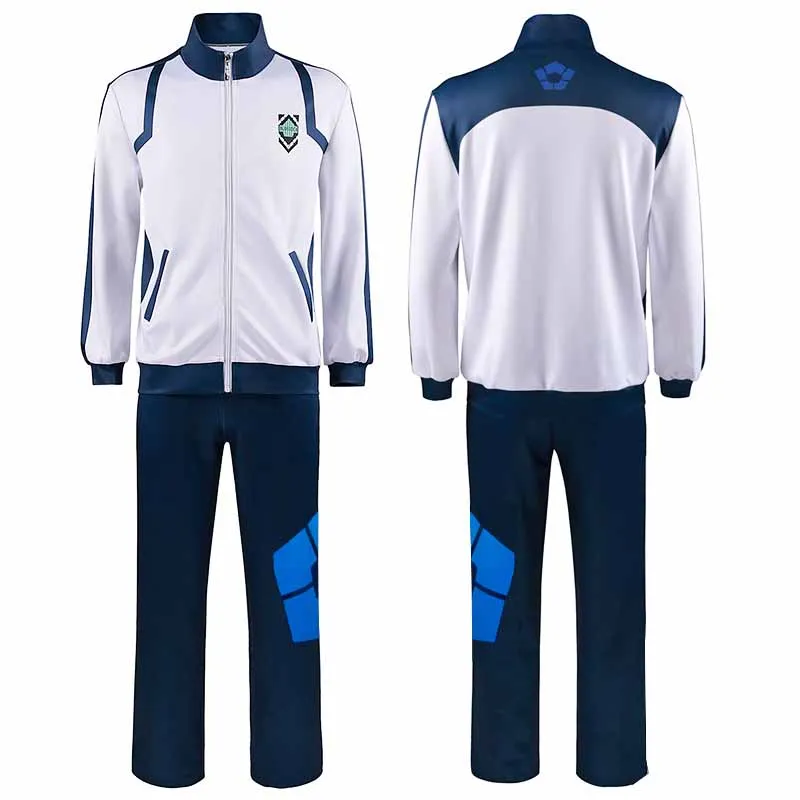 

BLUE LOCK Sportswear Cosplay Costume Isagi Yoichi Jersey Coat Pant Suit Halloween Anime Carnival Party Tracksuit Clothes Uniform