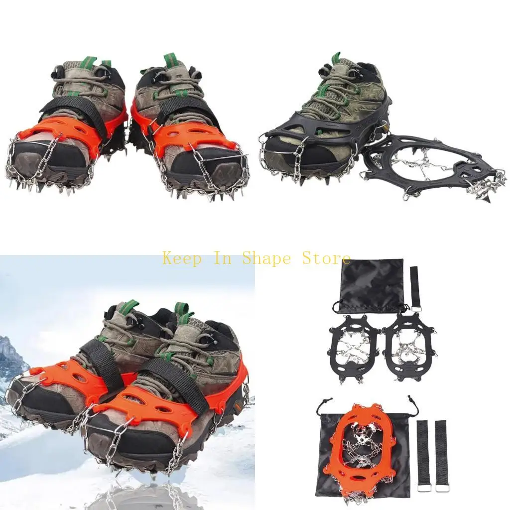 

U1JC Снежные захваты для ботинок и обуви, шипы для обуви для ходьбы по льду, снегу и грязи