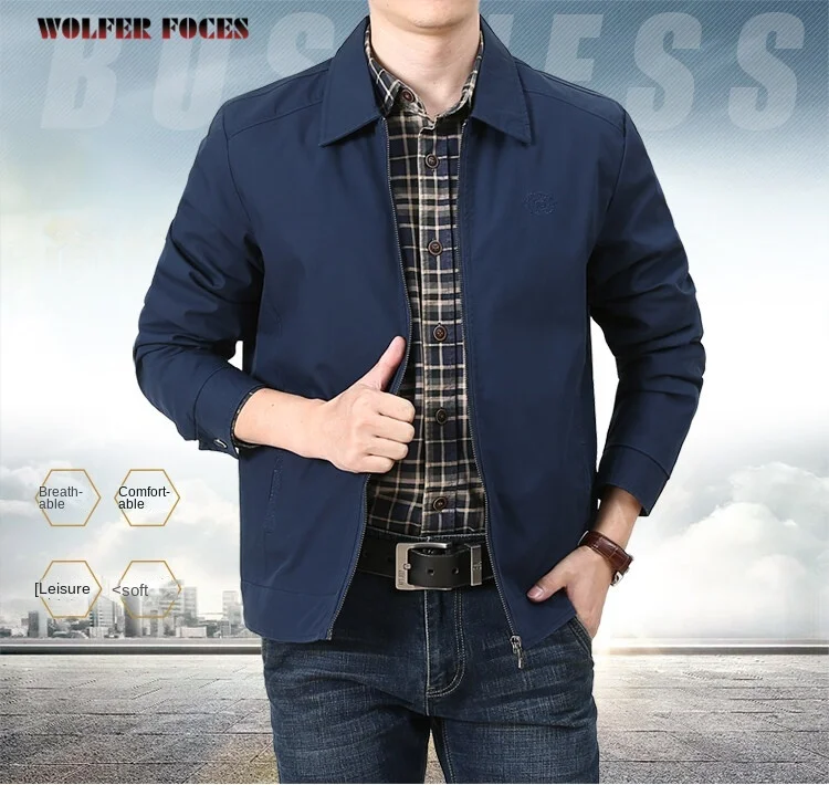 

Men Winter Coat Autumn Tactical Clothing Leisure Bomber Jackets Business Male Fashion New Style Man Men's Coats Clothes