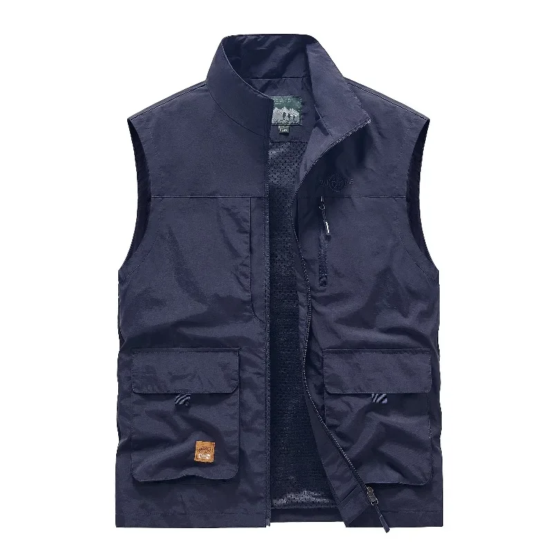 High Quality Sports Leisure Windproof Breathable Tank Top Fashion Versatile Sleeveless Tank Top Men Spring Autumn Outdoor