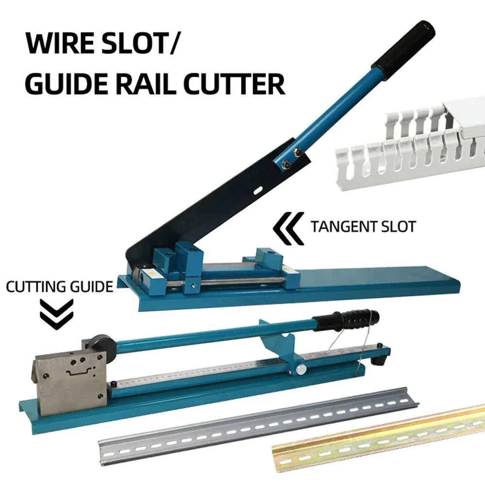 C45/Din Distribution Cabinet Electrical Rail Cutter Dz47 Steel Aluminum Rail Cutting Machine Dc-35