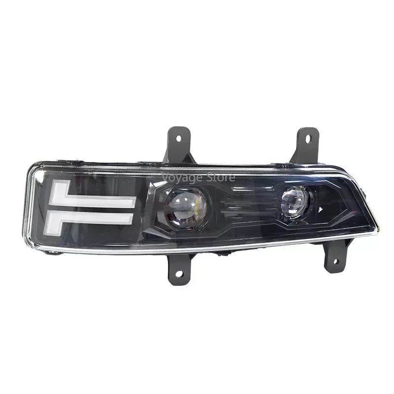 

1pcs Suitable for the new Jiefang J6P500 front fog lamp assembly 420/460/550 modified super bright LED front bar anti-fog lamp