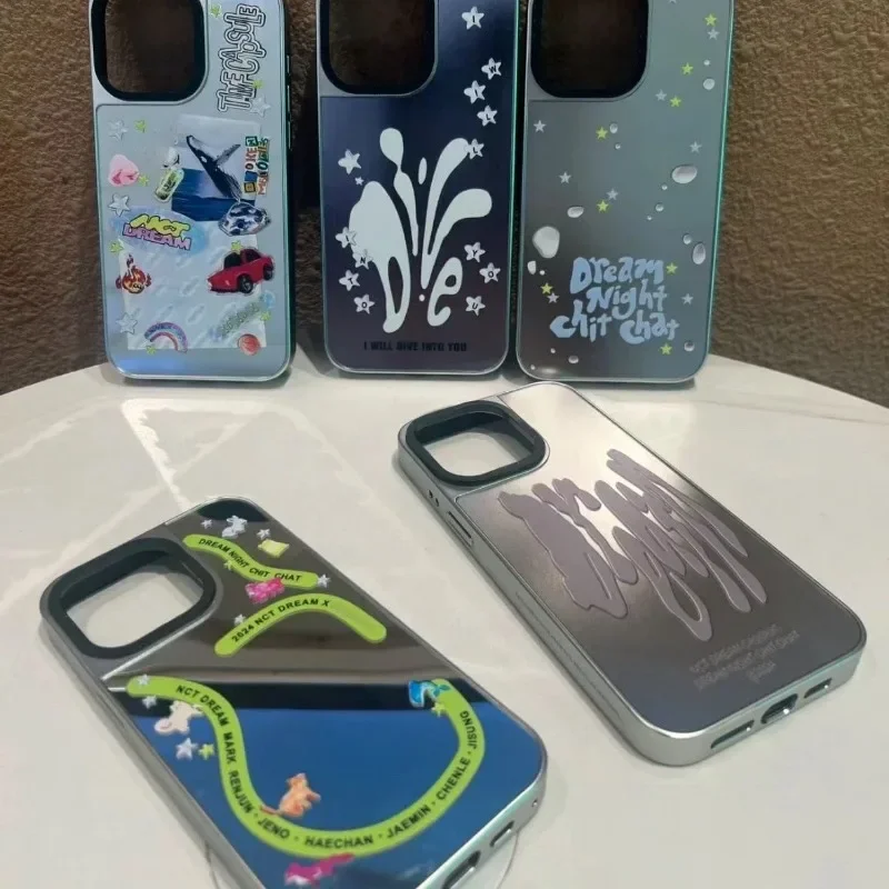 

Creative Graffiti Letter Mirror Surface MagSafe Phone Case Cover for IPhone 12 13 14 15 Pro Max Case for IPhone 15 Pro Max