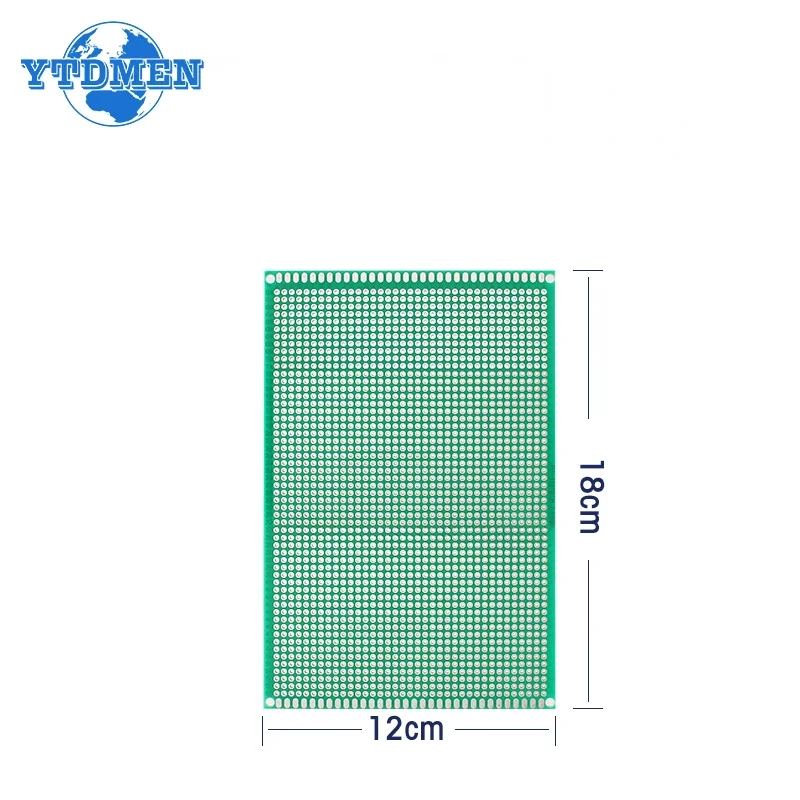 1 pièces carte de prototypage PCB cartes de circuits Double face vert 10x10cm 10x22cm 12x18cm 13x25cm 15x20cm bricolage Protoboard plaque en fibre de verre