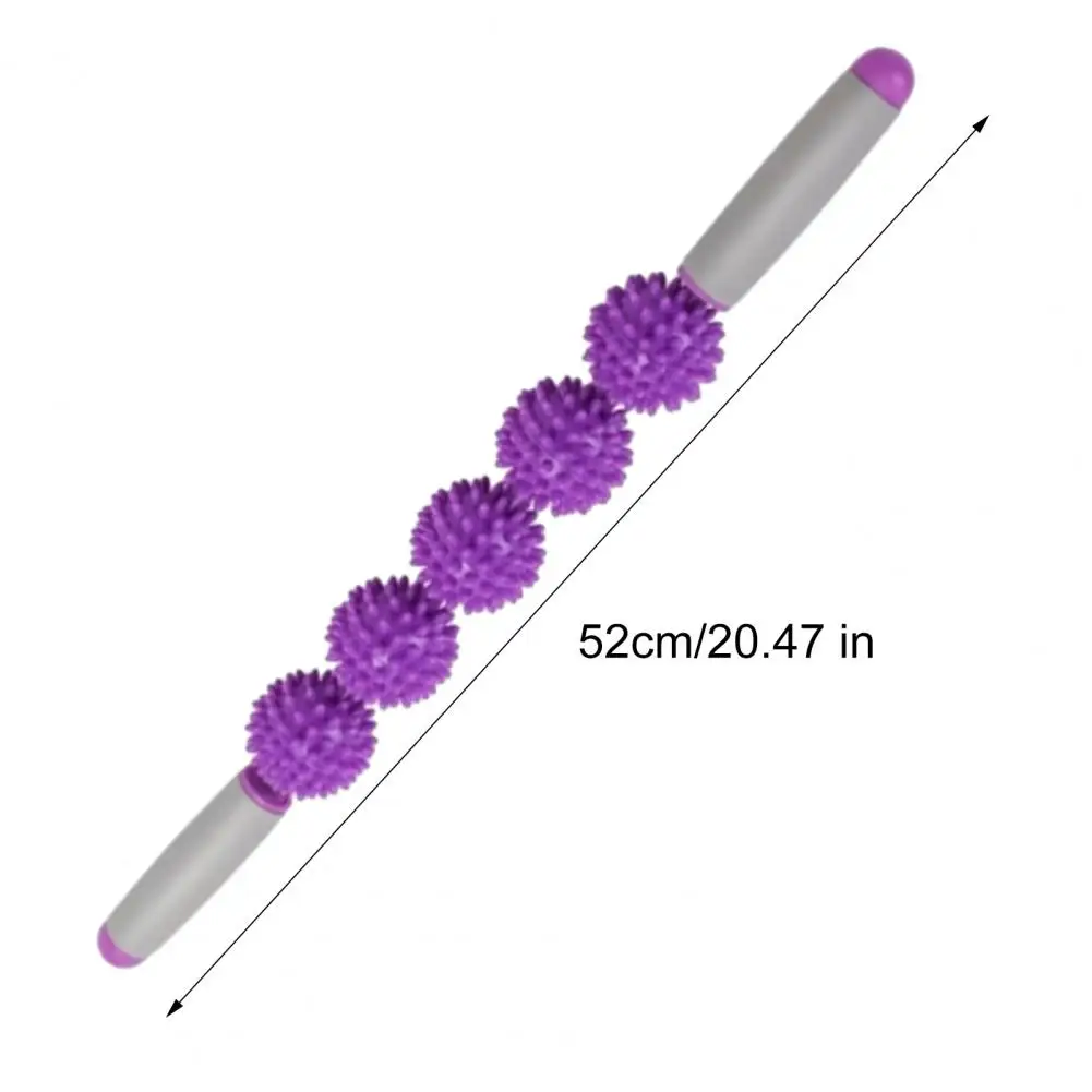 Professional 5-Spiky Fascia Massage Roller, Deep Tissue Muscle Cellulite Relief Stick, Therapeutic Neck Leg Back Massager Tool view 6