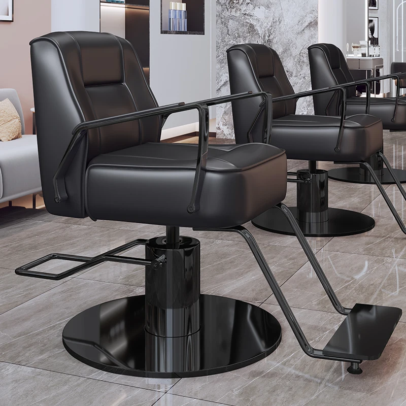 

Beauty Glamour Barber Chairs Premium European Exquisite Elegant Salon Chairs Modern Aesthetic Friseurstuhl Salon Furniture