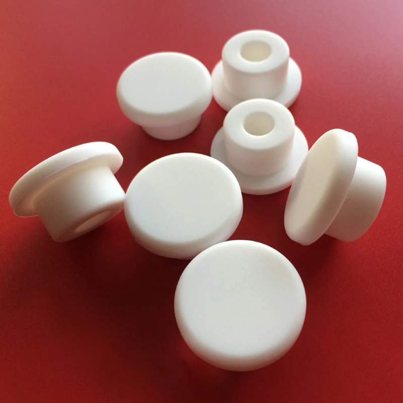 1Pc Solid Silicone Rubber Seal Plugs 2.7~14mm White/Black Shock-Absorbing High Elasticity T-Shaped Rubber Hole Plug Gasket