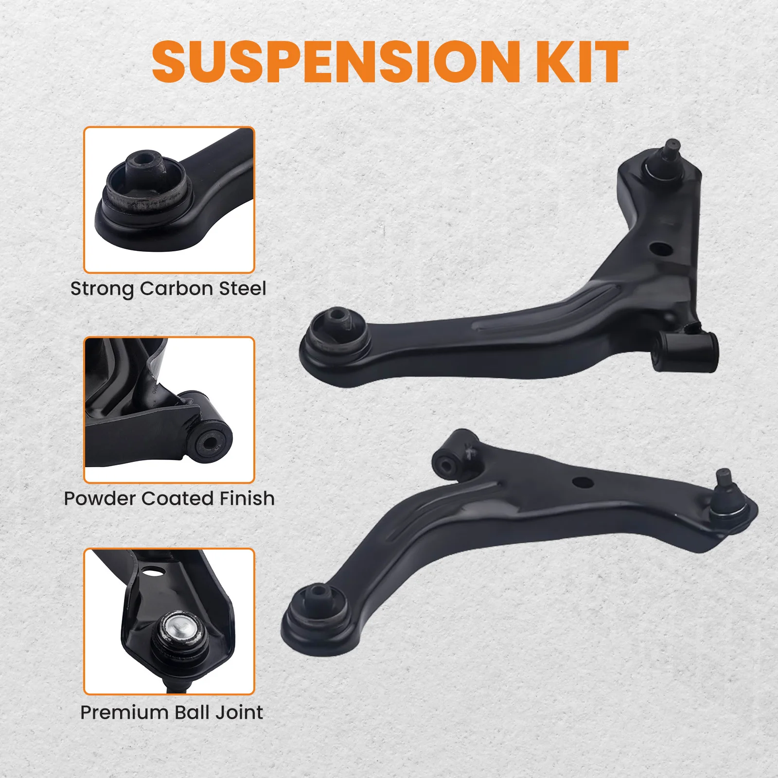 Suspension Control Arm Assembly Inner Tie Rod End for Ford Escape 2008 - 2009 K80296 EV800366 K80399 K80400 ES3631 RK80399