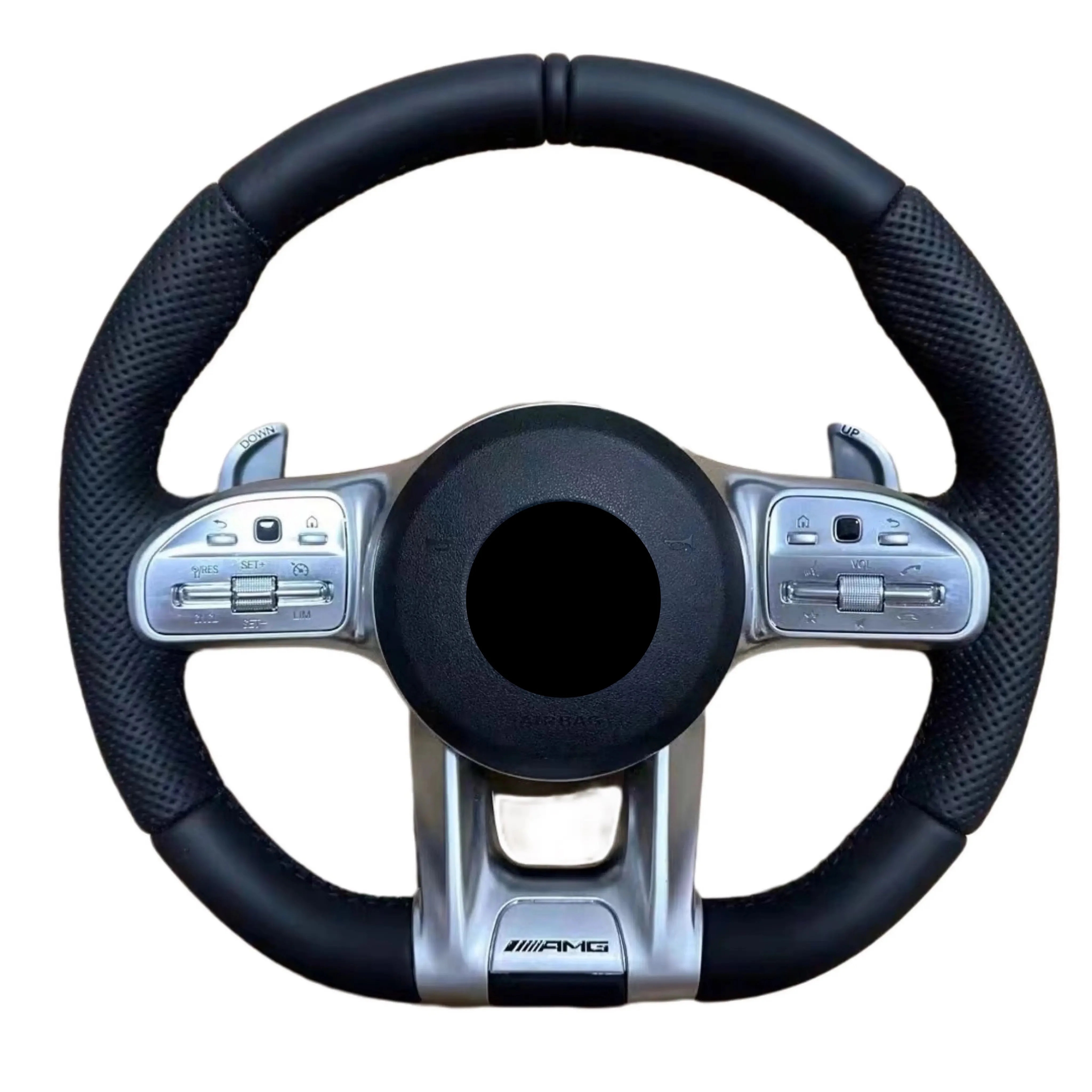 

FOR Mercedes-Benz a B C E CLA GLA CLS-Class W176 W246 W204 W212 C117 X156 W218 Leather Steering Wheel Carbon Fiber Steering Whee