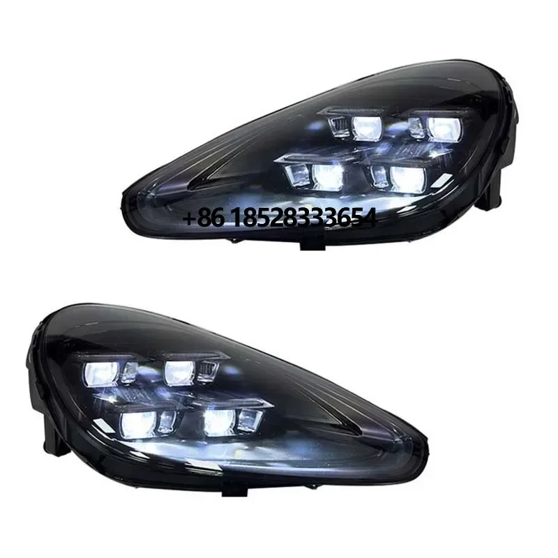 

Pair 2024 LED Matrix Headlights Assembly For Porsche Cayenne 958 2011-2017 958.1 958.2 Upgrade Front Head Lights Car Lamp