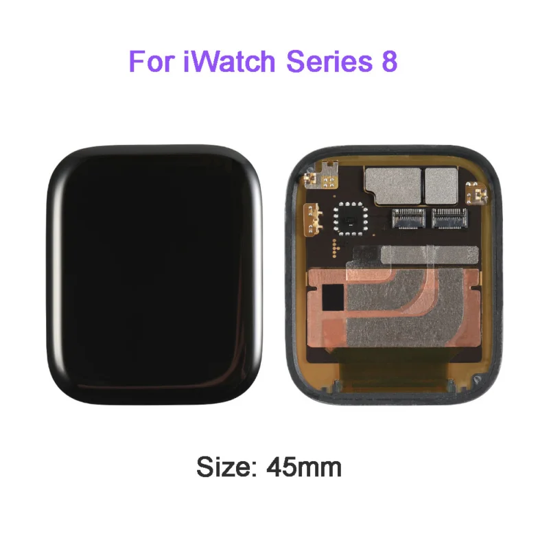 لساعة أبل iWatch Series 8th 41MM 45MM LCD تعمل باللمس محول الأرقام