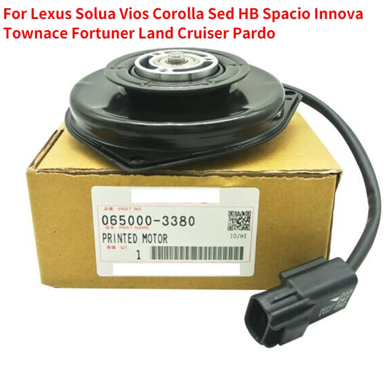 

CAPQX Fan Motor 88550-12160 065000-3380 For Lexus Solua Vios Corolla Sed HB Spacio Innova Townace Fortuner Land Cruiser Pardo