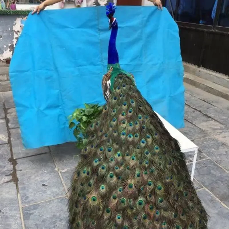 for Wedding Decoration Peacock Simulation Artificial Bird Centerpiece Table Ornament Home Party Event Decor High Quality Gift