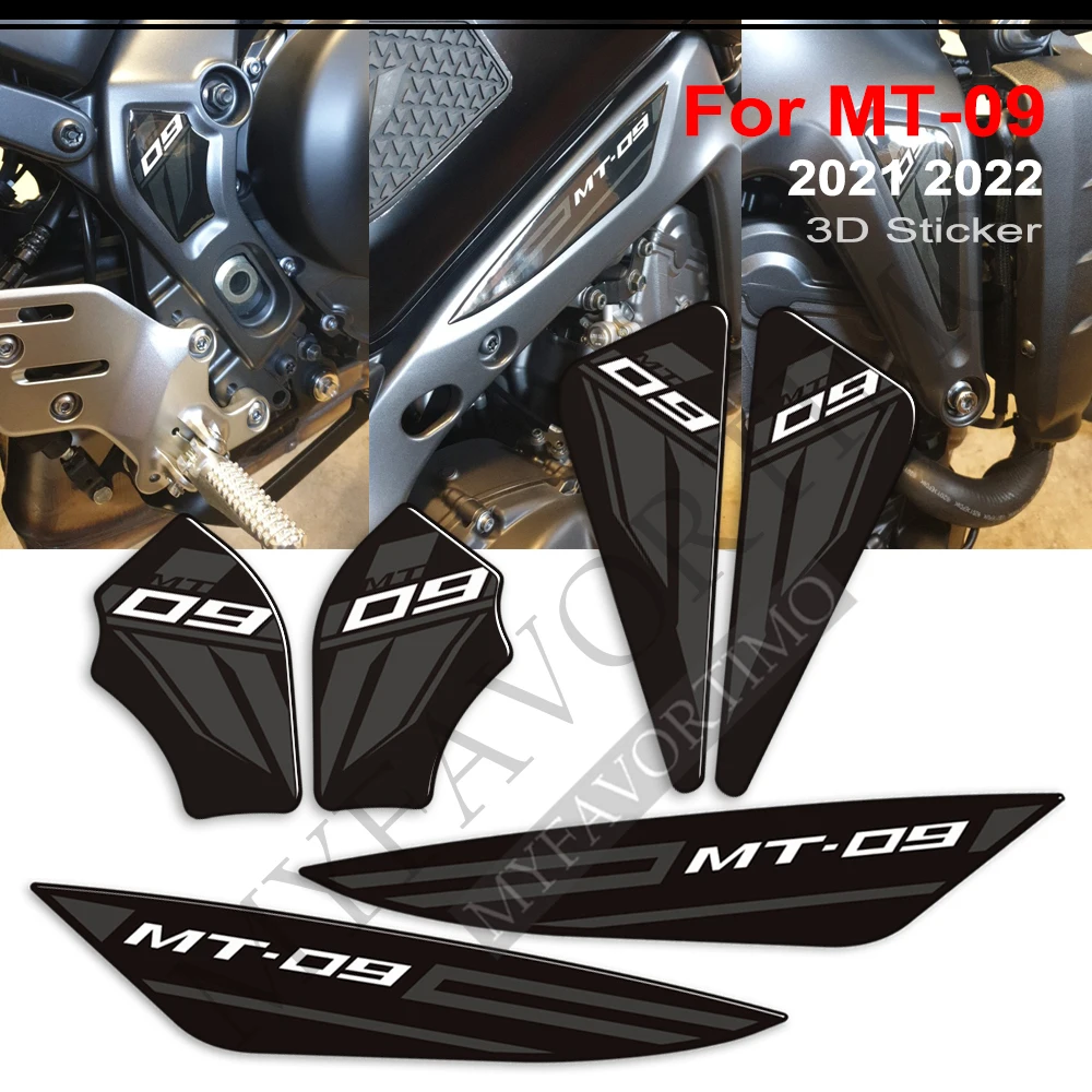 

﻿ MT09 Motorcycle Fuel Oil Kit Tank Pad Protector Stickers Decals For Yamaha MT-09 MT09 MT FZ 09 SP 2021 2022