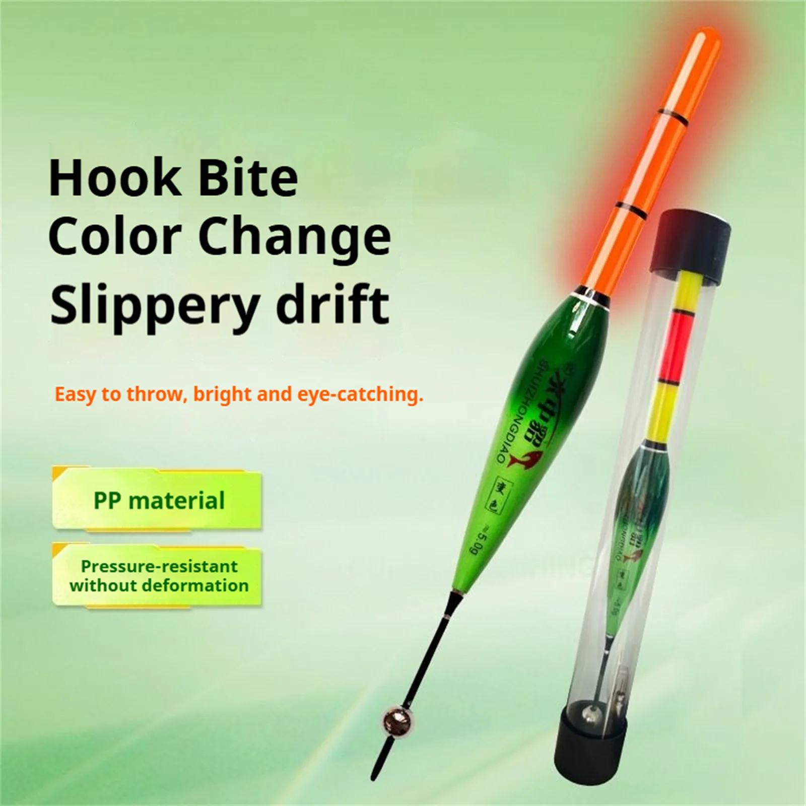 

Auto Bottom Finding Electronic Color Changing Bobber Float Lure Fishing Float Kit With LED Light Sliding Float Accessories