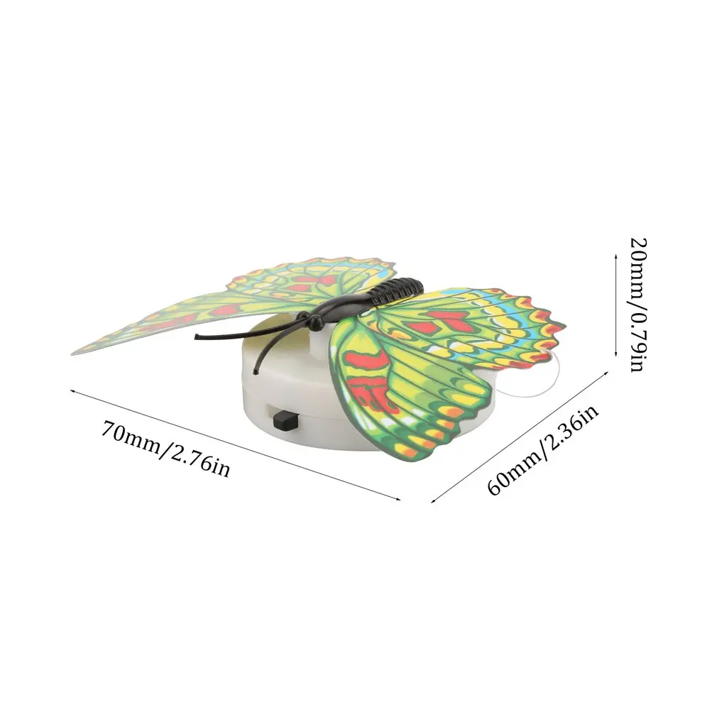 Kleurrijke Led Nigh Lights Vlindervorm Muurpasta Woondecoratie Voor Kinderkamer Duurzame Energiebesparende Decoratieve Lamp