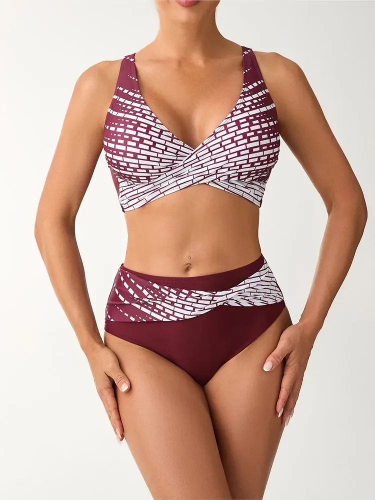 水着女性水着セクシーなビキニ新しいプッシュアップビキニセットブラジル水着女性ビーチウェア Biquini ツーピーススーツ