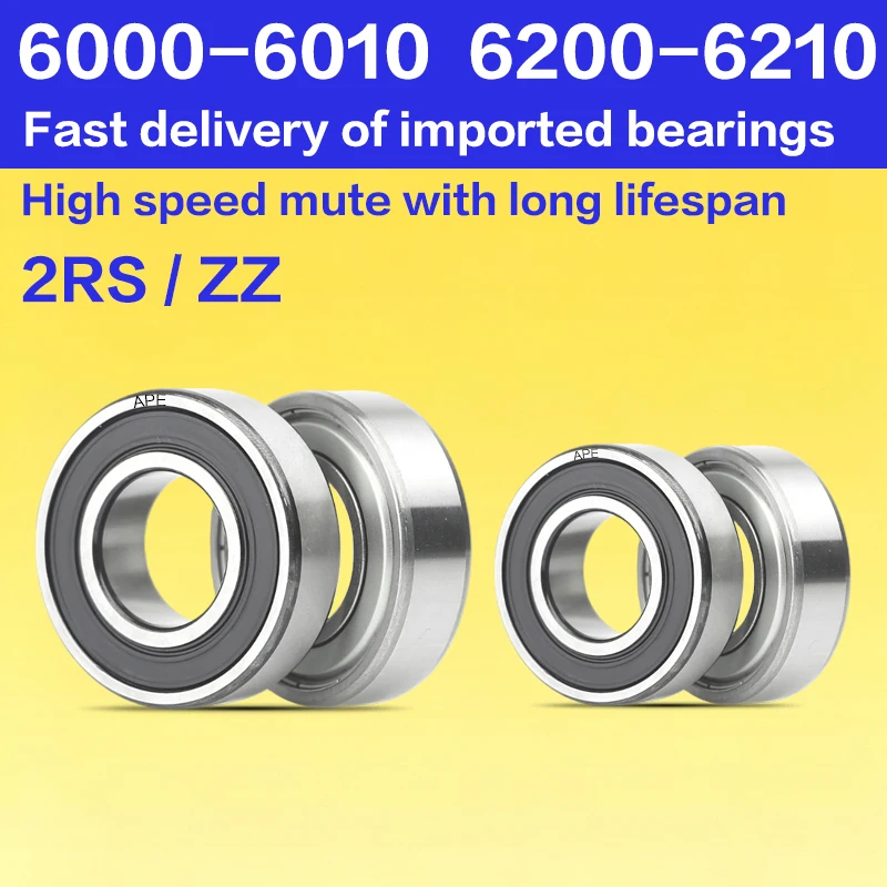 2-10pcs abec-9 bearing 6200 6202 6002 6201 6000 6001 6003 6203 6004 6204 6005 6205 6006 6206 -2RS RS Z ZZ bearings image 4