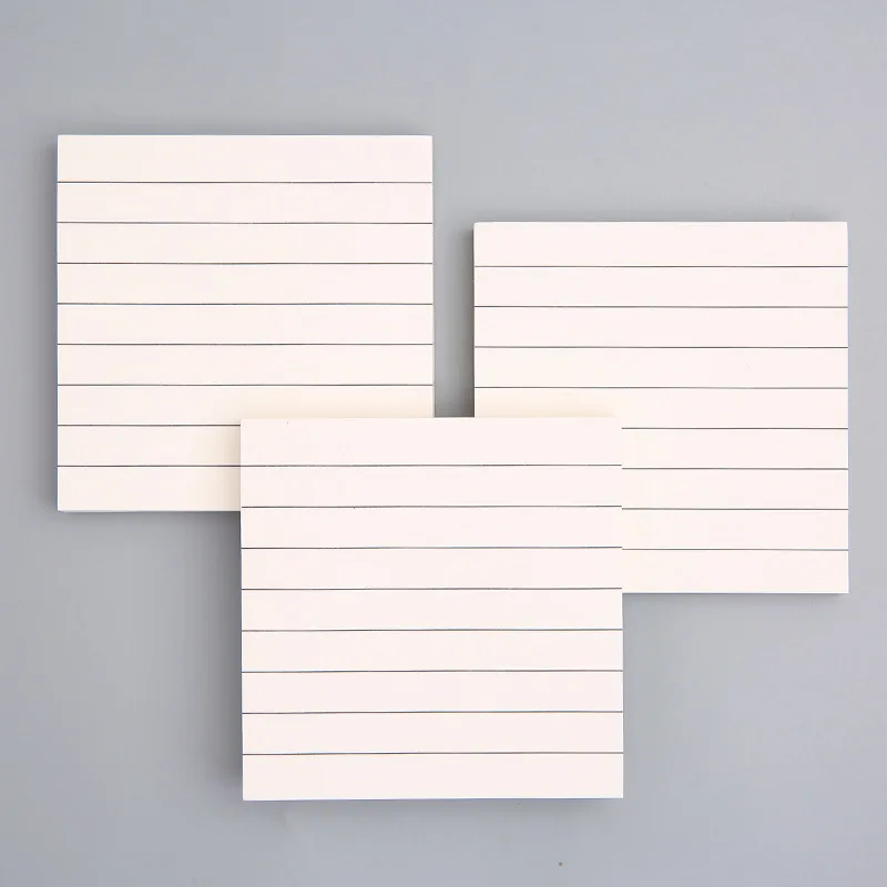 Creative Grid Sticky Notes: Removable Student Notepad with Strong Adhesion for Note-Taking & Messaging