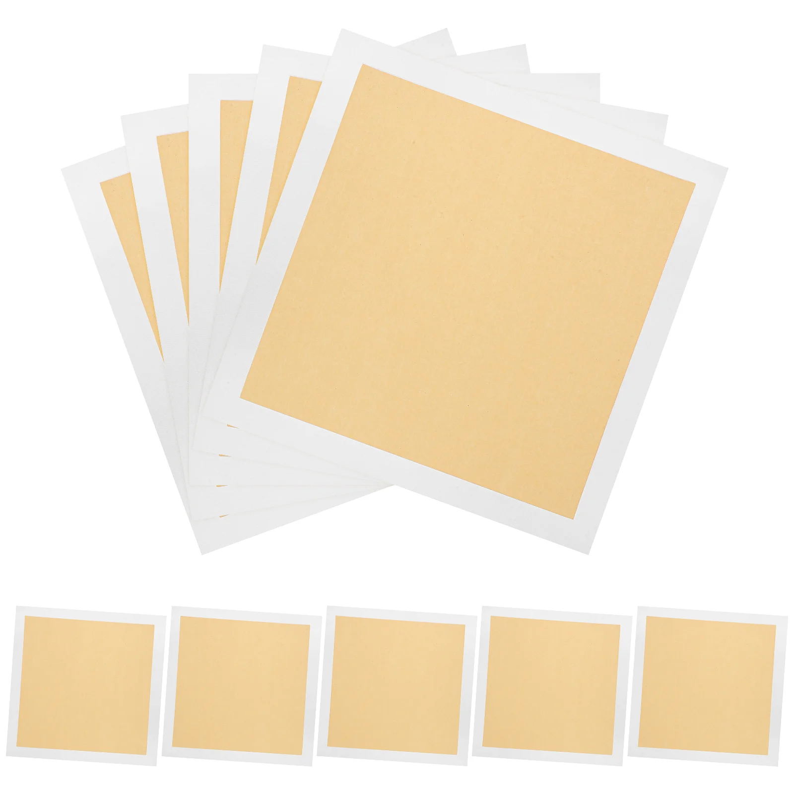

10 Sheets Rice Paper Fan Surface China Calligraphy Chinese Practice Scrapbook for Crafts Papers Writing