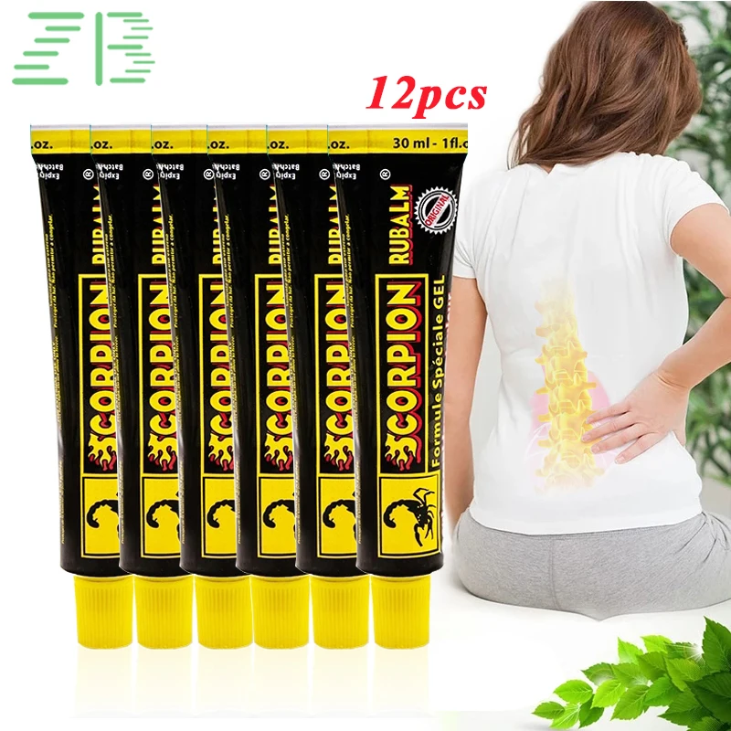 

12PCS ZB 30g Scorpion Ointment Cream Powerful Relieve Rheumatoid Arthritis Muscle Joints Neuropathic Pains Medical Plaster