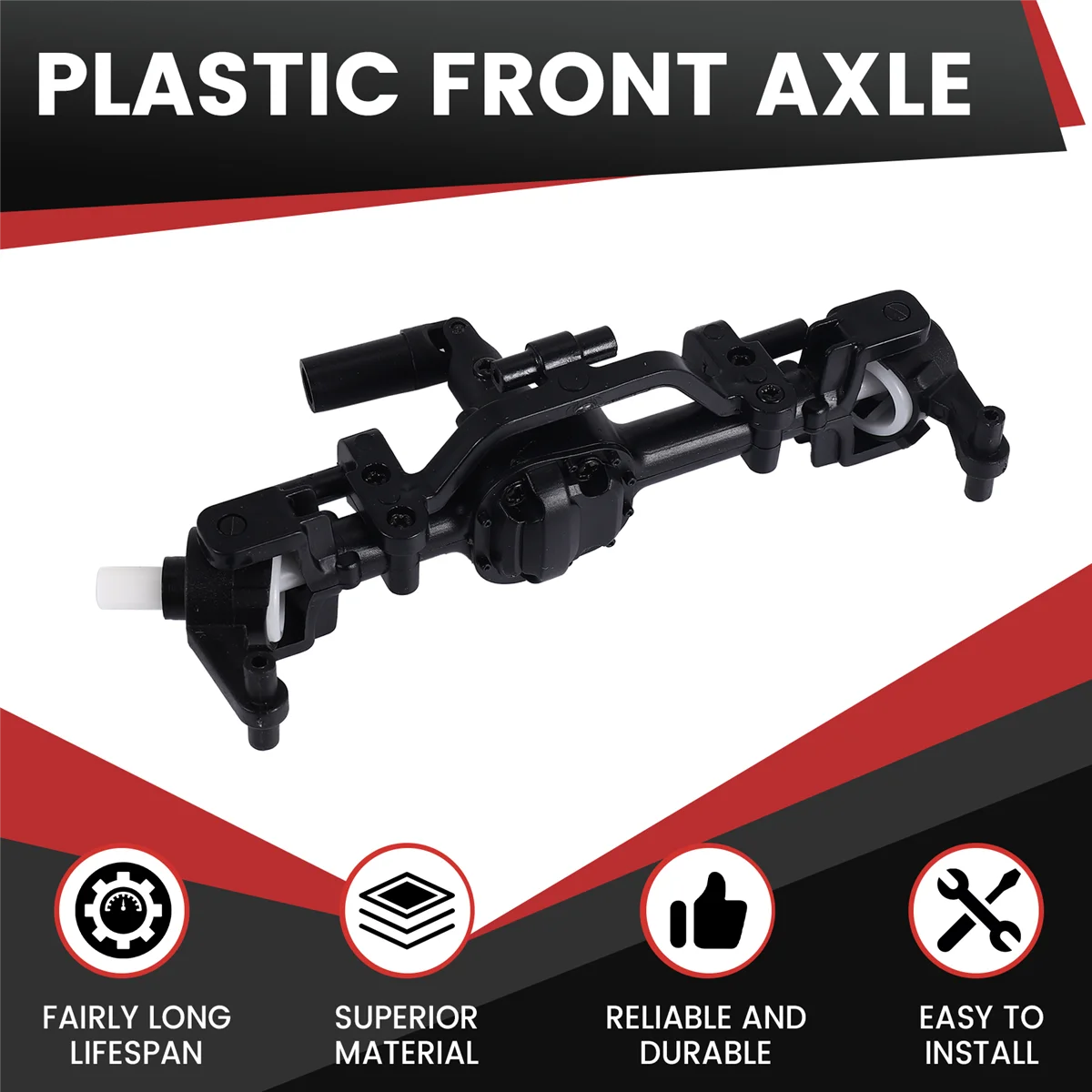 

Highly Recommended Bridge Axle for 1/12 RC Climbing Crawler Parts Accessories,Front