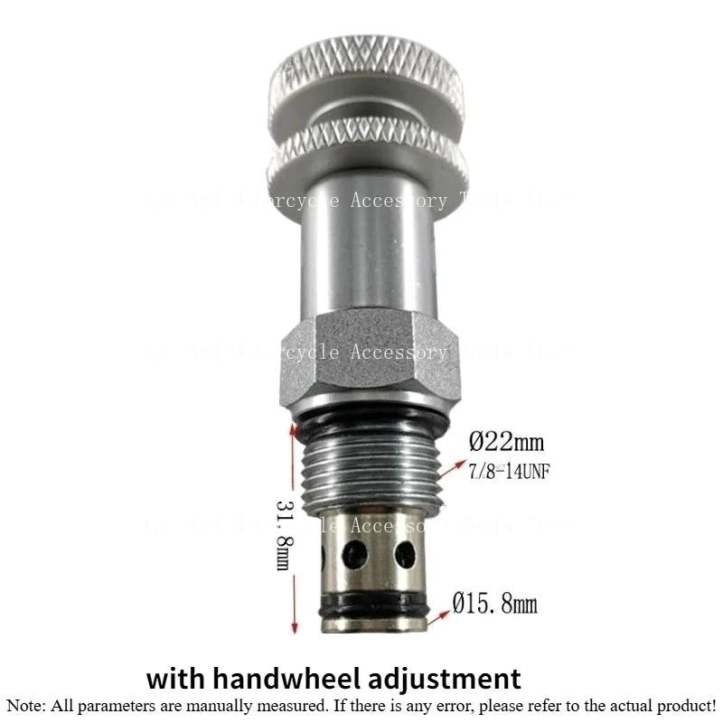 1PC Adjustable Threaded Cartridge Hydraulic Relief Valve Pressure Suitable For Car Lift Lifting Machine Pressure Release Valve - view 3