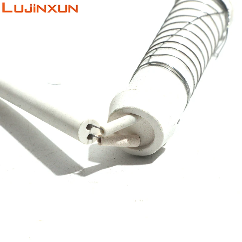 LUJINXUN высокочастотный фарфоровый паяльник с нагревателем, электрический внешний 220 В, деревянная ручка, 75 Вт-500 Вт, различные варианты мощности