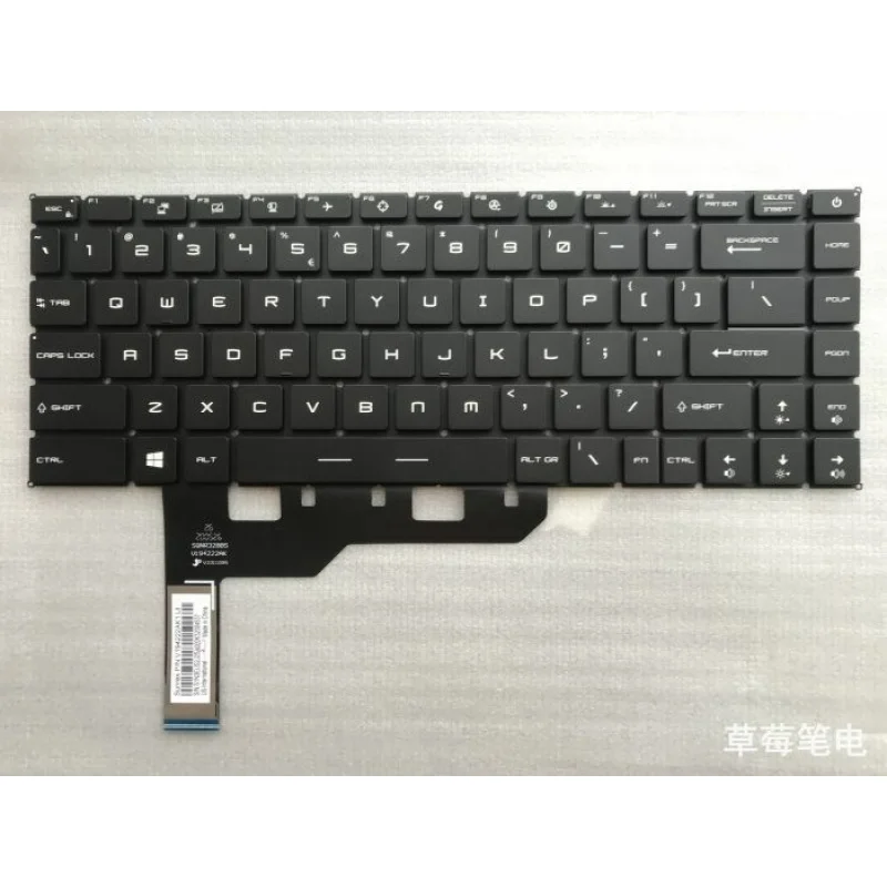 LL+ New US Keyboard For MSI GE66 Creator 15 A11UE A11UH MS-16V4 Per-Key RGB Keyboard