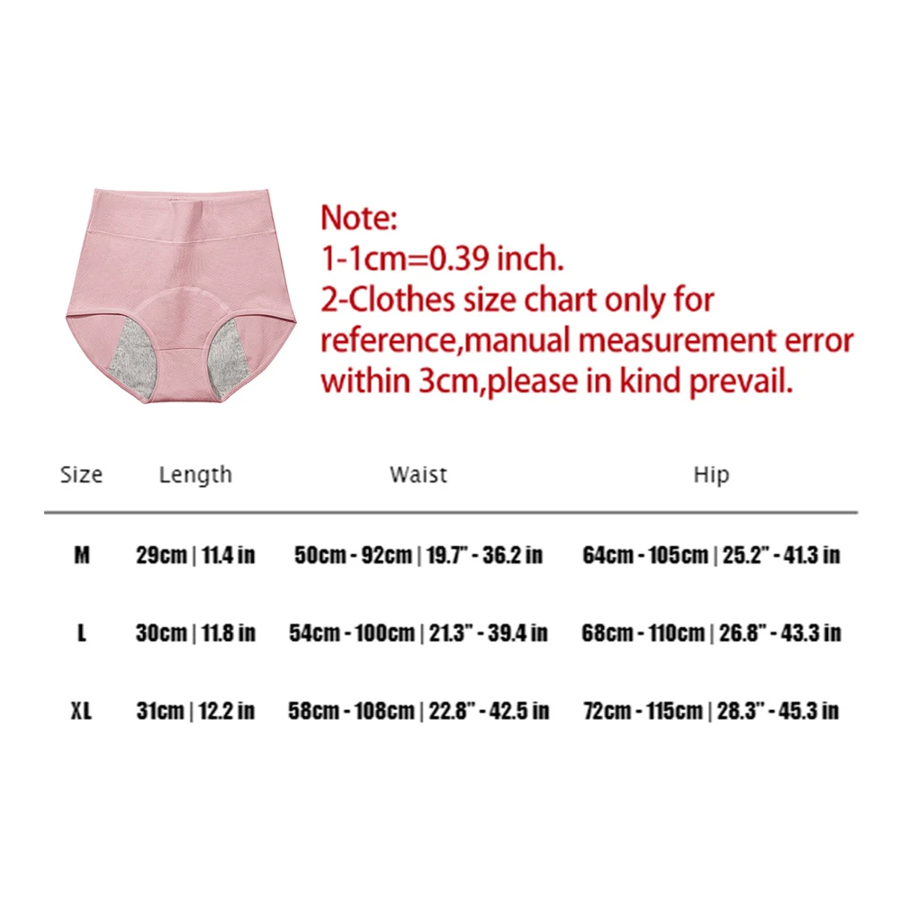 Vrouwen Menstruatie Slips M-XL Fysiologische Onderbroek Dagelijks Comfortabel Ondergoed Dame Hoge Taille Buik Warmer Slipje