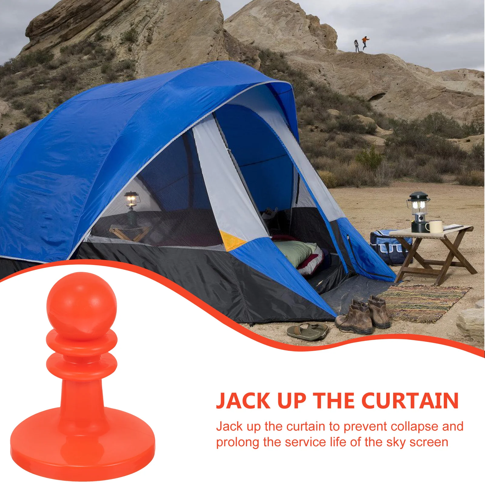 

10 Pcs Hat Camping Tent Accessories Lighting Protector Kit Outdoor Pole Insulator Awning Rod Cover Plastic Support