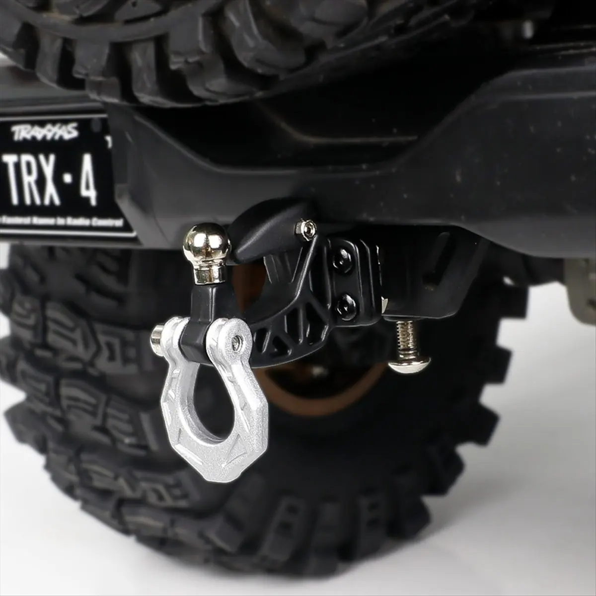 A62Z 4PCS RC Car Upgrade Tow Hook Towing Hook for 1/10 1/8 TRX4 SCX10 KM Tank 300 RC Car Upgrade Parts