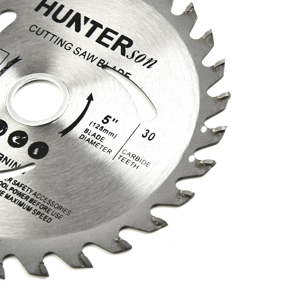 5inch 125mm Mini Circular Saw Blade 30 Teeth Wood Cutting Disc For Solid Wood Composite Board Plastic Metal Cutting Tools