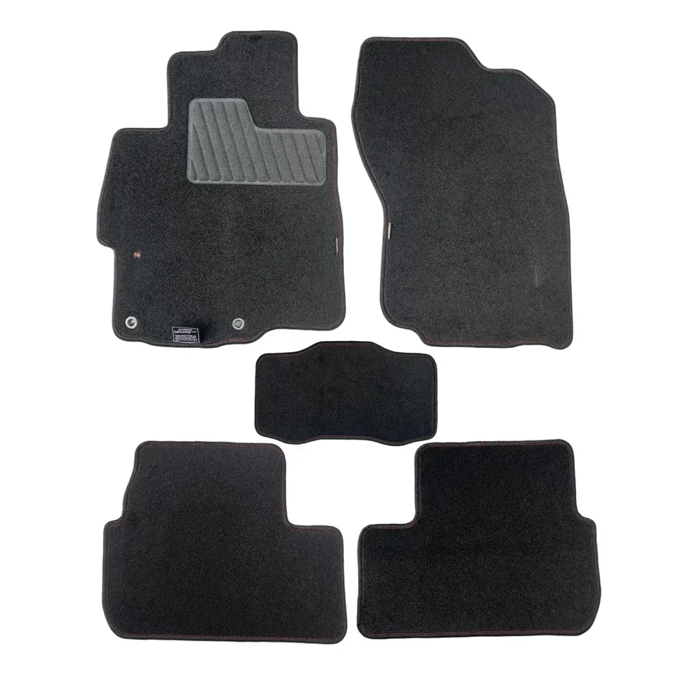 

5 Pieces Foot Mats for Lancer Foot Mat Ralliart for EVO 10 Tensile Art Foot Mat for Carpet Mat Full Kit Footcloth Accessories