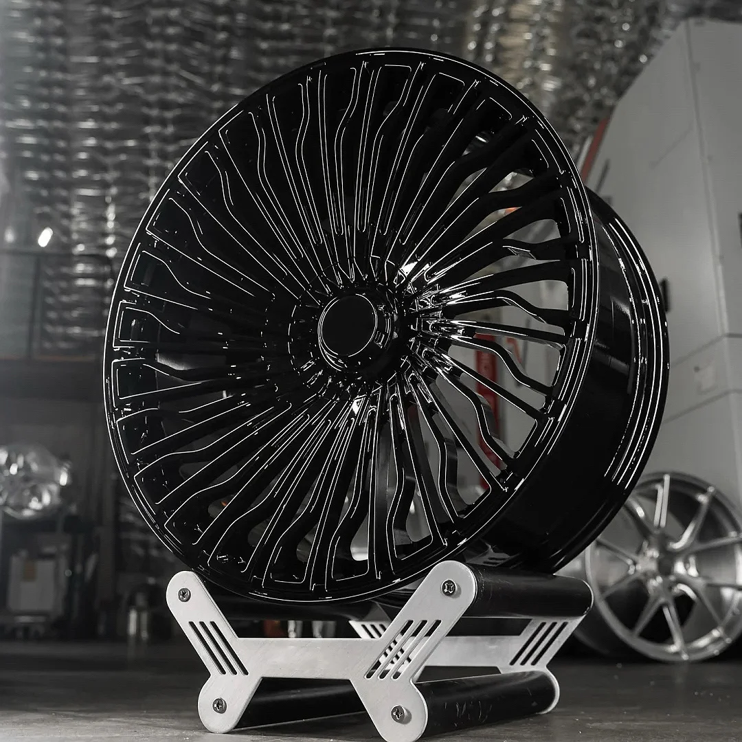 High End 18 19 20 21 22 23 24 25 26 Inch 5X114.3 Black Multi Spoke Custom Forged Wheels for Mercedes  SUV Maybach